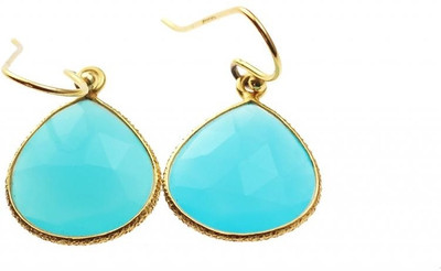 47% OFF on Exxotic Jewelz Rajwada Fashion 22K Yellow Gold Plated Silver Dangle Earring