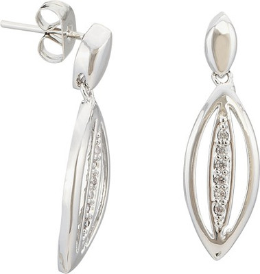 38% OFF on Auragram Radiant Gold Plated Cubic Zirconia Alloy Drop Earring