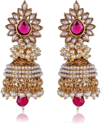 81% OFF on Shining Diva Yellow Gold Plated K Copper Jhumki Earring 81% OFF on Shining Diva Yellow Gold Plated K Copper Jhumki Earring