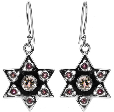 15% OFF on Exotic India Faceted Tourmaline Sterling Silver Dangle Earring