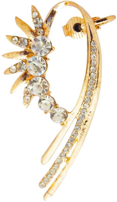 50% OFF on Aria 18K Yellow Gold Plated Alloy Cuff Earring