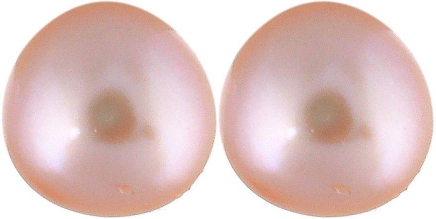 87% OFF on Gemstone Pioneer Genuine Rhodium Plated Silver Stud Earring