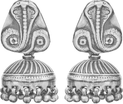 16% OFF on Exotic India Kundalini Sterling Silver Jhumki Earring