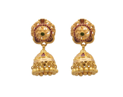 4% OFF on Paliwal Jewelers Saundarya 22 K Gold Jhumki Earring