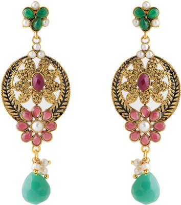35% OFF on moKanc Fine Craftsmanship Brass Drop Earring
