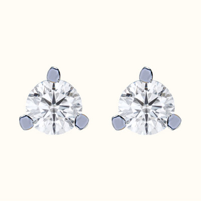 40% OFF on JacknJewel Single Torch 14K Yellow Gold Plated 14 K Diamond Gold Stud Earring