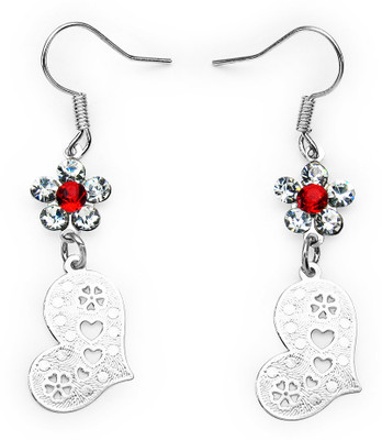 50% OFF on Johareez Fashion Rhodium Plated Brass Dangle Earring 50% OFF on Johareez Fashion Rhodium Plated Brass Dangle Earring