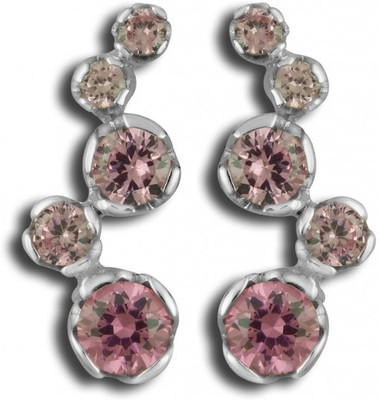 30% OFF on Exxotic Jewelz Style Diva Rhodium Plated Silver Stud Earring