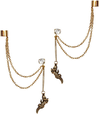 65% OFF on Sankisho Crocodile Metal, Alloy, Glass Cuff Earring 65% OFF on Sankisho Crocodile Metal, Alloy, Glass Cuff Earring