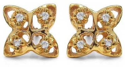 14% OFF on Johareez Fashion 10 K Gold Stud Earring