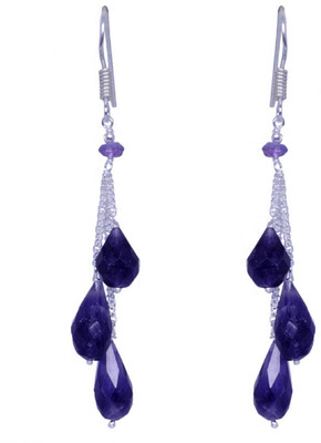 75% OFF on Kirti Gems Impex Amethyst Sterling Silver Dangle Earring
