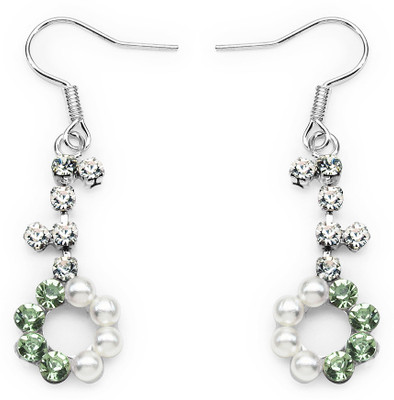 50% OFF on Johareez Fashion Rhodium Plated Brass Dangle Earring