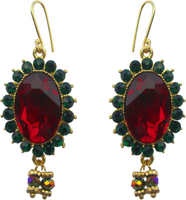 57% OFF on Sankisho Red And Green Drop Metal, Alloy, Glass Dangle Earring 57% OFF on Sankisho Red And Green Drop Metal, Alloy, Glass Dangle Earring