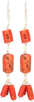 15% OFF on Exotic India Coral Coral Sterling Silver Drop Earring 15% OFF on Exotic India Coral Coral Sterling Silver Drop Earring