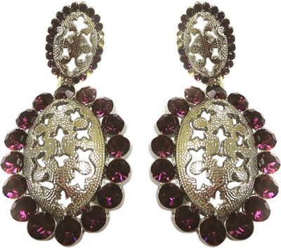 67% OFF on Amarsonns Jewels 22K Yellow Gold Plated Alloy Drop Earring