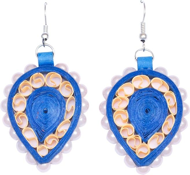 Kalarasika Bee Hive Paper Dangle Earring