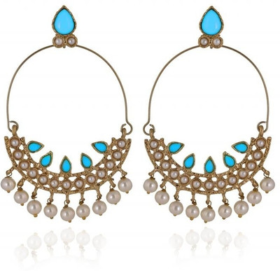 44% OFF on Rooh Jewellery Chand Bali Brass Dangle Earring
