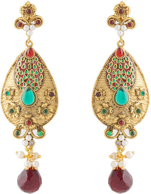 30% OFF on moKanc Fine Craftsmanship Brass Drop Earring