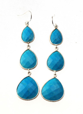 46% OFF on Exxotic Jewelz Rajwada Fashion Sterling Silver Plated Silver Dangle Earring