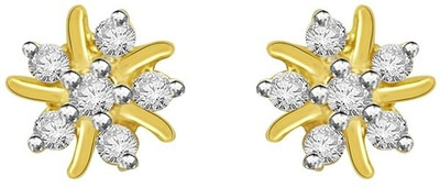 30% OFF on Diti Jewellery 18 K Diamond Gold Stud Earring