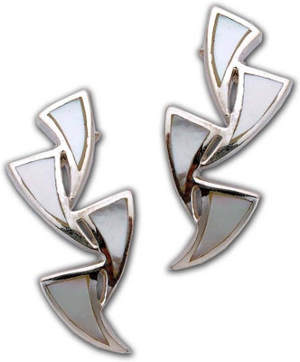 30% OFF on Exxotic Jewelz Sunshine Rhodium Plated Silver Stud Earring