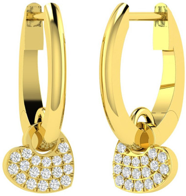20% OFF on Giovance Milano 18 K Diamond Gold Huggie Earring 20% OFF on Giovance Milano 18 K Diamond Gold Huggie Earring