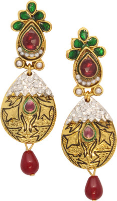 69% OFF on Vendee Fashion Designer Diamonds Copper Dangle Earring 69% OFF on Vendee Fashion Designer Diamonds Copper Dangle Earring