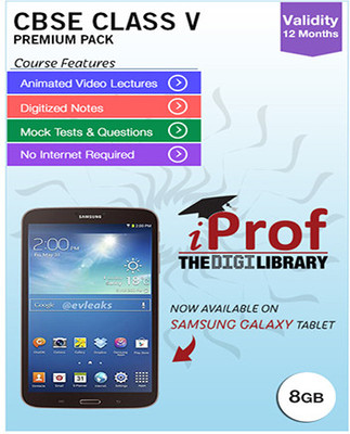 17% OFF on iProf CBSE Class 5 Maestro Series Premium Pack with Samsung Galaxy Tab 3 T215 17% OFF on iProf CBSE Class 5 Maestro Series Premium Pack with Samsung Galaxy Tab 3 T215