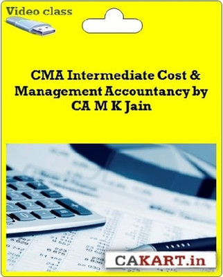 Cakart CMA Intermediate Accountancy by CA M K Jain Cakart CMA Intermediate Accountancy by CA M K Jain