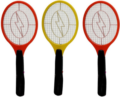 58% OFF on Crazy Fashions Mosquito Racket Combo of 3 Electric Insect Killer Bat