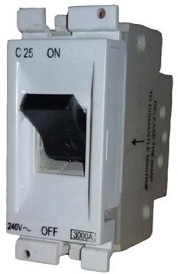 MK Blenze DW227WHI 25A Minitrip MCB 25 One Way Electrical Switch Pack of 1 Number of Switches - 1 MK Blenze DW227WHI 25A Minitrip MCB 25 One Way Electrical Switch Pack of 1 Number of Switches - 1