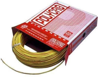 23% OFF on Polycab FR PVC, PVC 2.5 sq/mm Yellow 90 m Wire((Yellow)) 23% OFF on Polycab FR PVC, PVC 2.5 sq/mm Yellow 90 m Wire((Yellow))