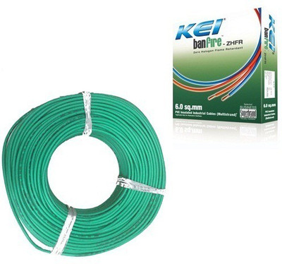 10% OFF on KEI FR PVC, PVC 2.5 sq/mm Green 180 m Wire 10% OFF on KEI FR PVC, PVC 2.5 sq/mm Green 180 m Wire