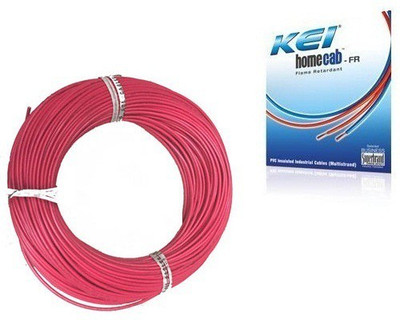 13% OFF on KEI FR PVC, PVC 2.5 sq/mm Red 180 m Wire 13% OFF on KEI FR PVC, PVC 2.5 sq/mm Red 180 m Wire