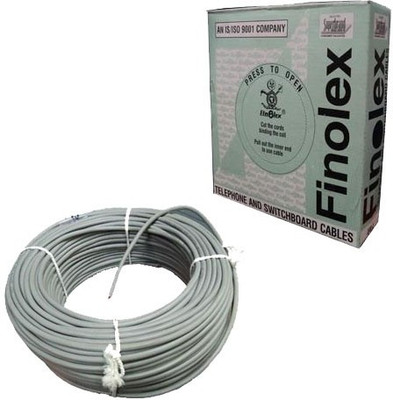 10% OFF on Finolex FR PVC 0.4 sq/mm Black 90 m Wire