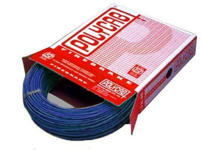 17% OFF on Polycab FR PVC, PVC 2.5 sq/mm Blue 90 m Wire((Blue)) 17% OFF on Polycab FR PVC, PVC 2.5 sq/mm Blue 90 m Wire((Blue))