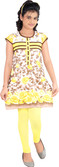 48% OFF on Yellow Dots Girl's Kurti and Legging Set 48% OFF on Yellow Dots Girl's Kurti and Legging Set