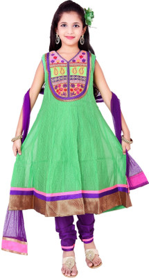 50% OFF on For Kids Girl's Churidar and Dupatta Set 50% OFF on For Kids Girl's Churidar and Dupatta Set