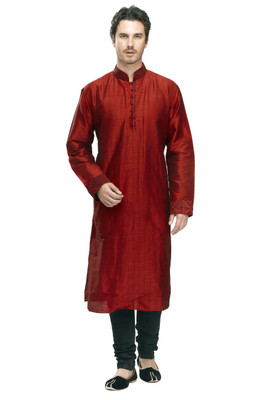 Manyavar Men's Kurta and Churidar Set Manyavar Men's Kurta and Churidar Set
