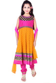 50% OFF on For Kids Girl's Kurta and Churidar Set