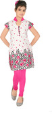 Yellow Dots Girl's Kurti and Legging Set Yellow Dots Girl's Kurti and Legging Set