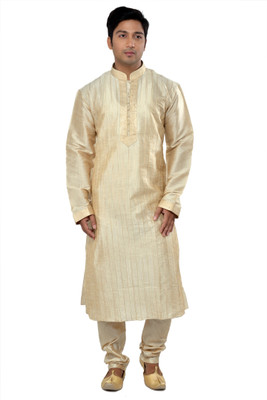 Manyavar Men's Kurta and Churidar Set Manyavar Men's Kurta and Churidar Set