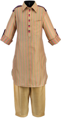 Peaches Boy's Kurta and Pyjama Set
