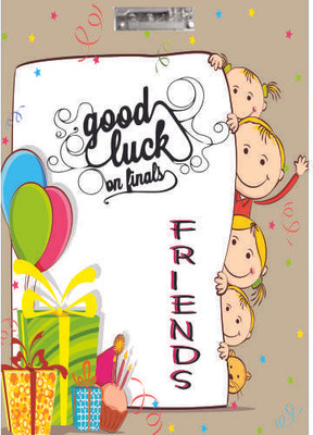 Printland Exam Board Friends Good Luck Examination Pads