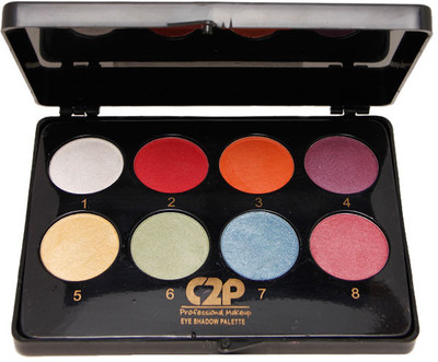 C2P Professional Make-Up Eye-Shadow Palette Large8 in1 34 g C2P Professional Make-Up Eye-Shadow Palette Large8 in1 34 g