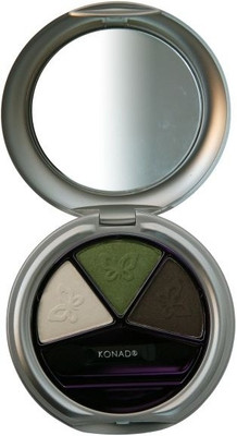 Konad Eye Shadow 3 Colors - Classic Woman 7.5 g White Pearl, Ever Green, Chocolate Konad Eye Shadow 3 Colors - Classic Woman 7.5 g White Pearl, Ever Green, Chocolate