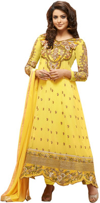 50% OFF on Dhanufashion Georgette Solid Semi-stitched Salwar Suit Dupatta Material Unstitched 50% OFF on Dhanufashion Georgette Solid Semi-stitched Salwar Suit Dupatta Material Unstitched
