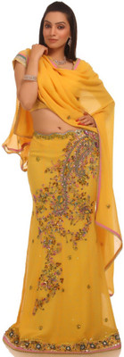 1% OFF on Chhabra 555 Georgette Printed Lehenga Choli Material Unstitched 1% OFF on Chhabra 555 Georgette Printed Lehenga Choli Material Unstitched