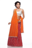 Chhabra 555 Crepe Printed Lehenga Choli Material Unstitched Chhabra 555 Crepe Printed Lehenga Choli Material Unstitched