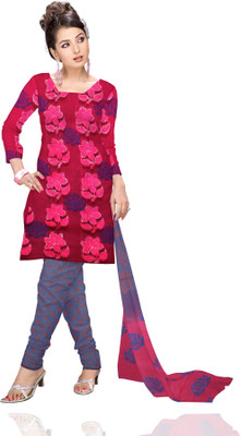 43% OFF on Unnati Silks Silk Printed Salwar Material Unstitched